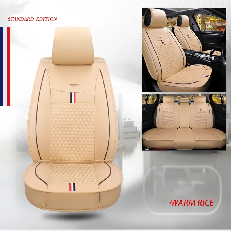 

CRLCRT all-season universal leather seat cover for Subaru All Models Outback forester XV BRZ Legacy Tribeca Impreza auto accesso