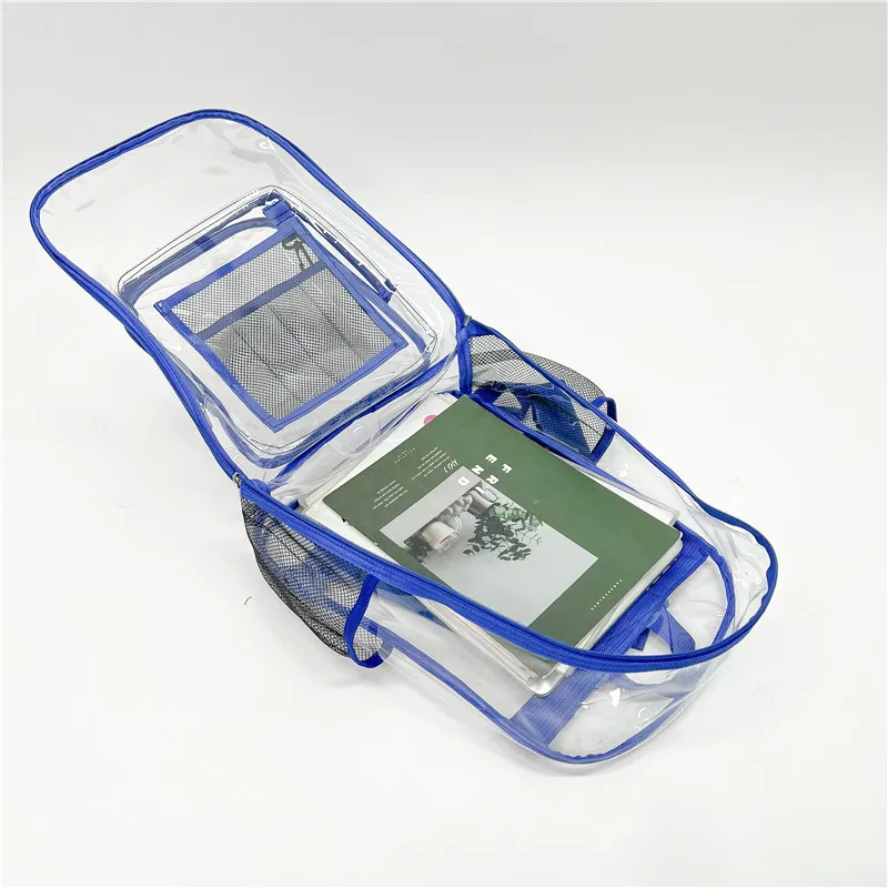 Women's PVC Plastic Backpacks Ladies Versatile Rucksacks Designer Soft Large Capacity Waterproof Female Transparent Schoolbags