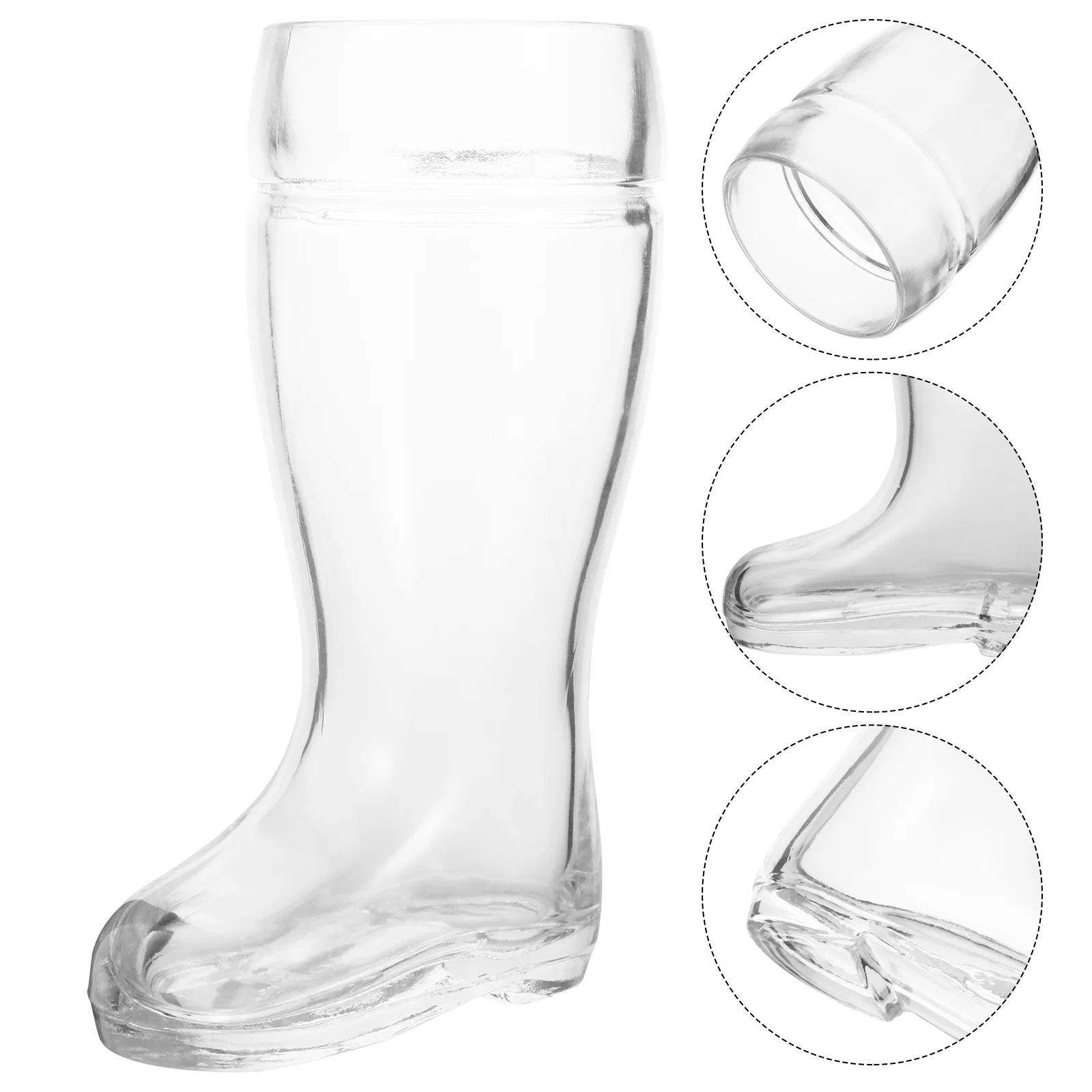 

1pc Heat Resistant Creative Boots Shaped Glass Cup Cup Mug Glass for Home