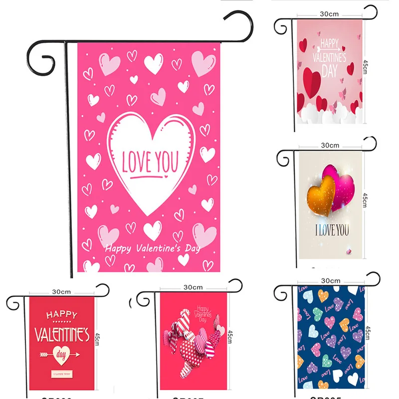 

Happy Valentine's Day Party Decor Mr and Mrs Love Weeding Decor For Weddings Valentine‘s Day Garden Flag Home Outdoor Decor 2022