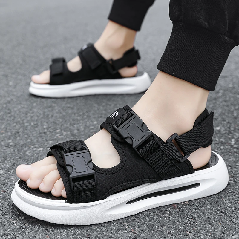 Summer Outdoor Sandals Men Shoes Beach Holiday Mans Footwear New Outdoor Male Retro Comfortable Casual Sports Sandals