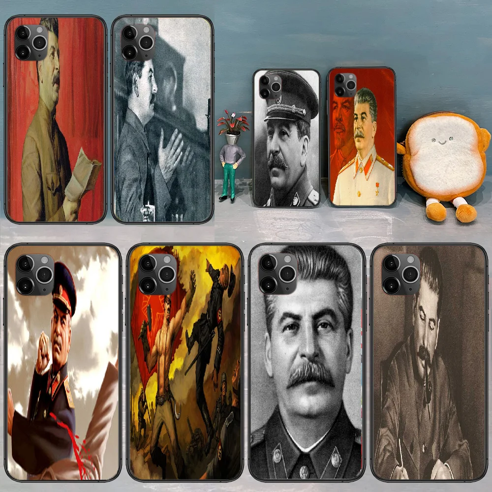 Soviet Union Leader Stalin Phone case For Samsung Galaxy A 3 5 7 8 10 20 21 30 40 50 51 70 71 E S 2016 2018 4G black fashion |