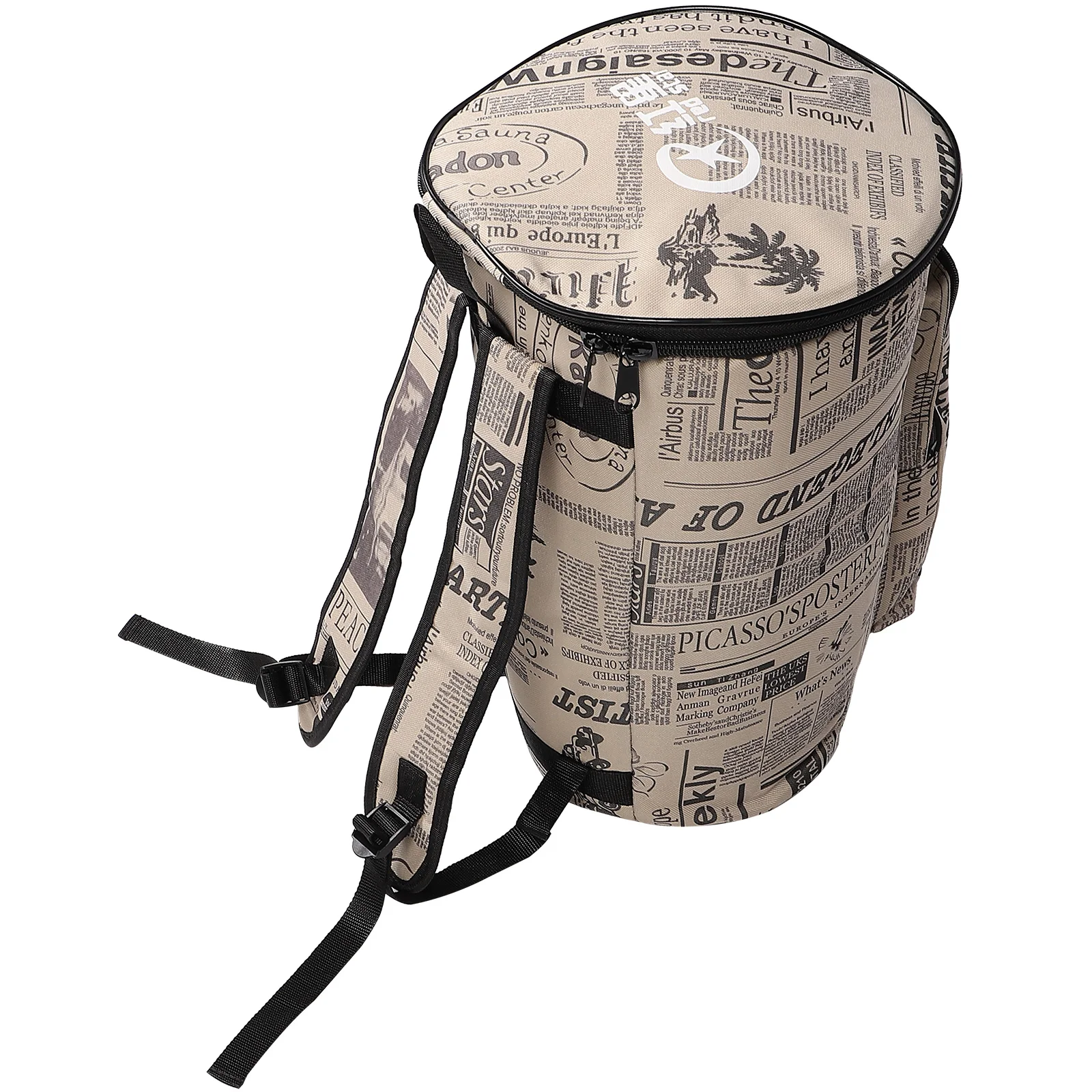 

Drum Carry Case Canvas Bag Clap Storage African Backpack Musical Instrument Child Children's Backpacks