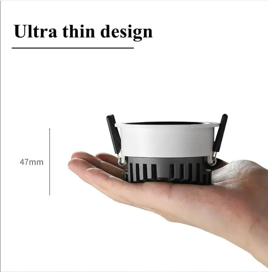 Приглушаемый Встроенный высокий индекс цветопередачи глубокий антибликовый