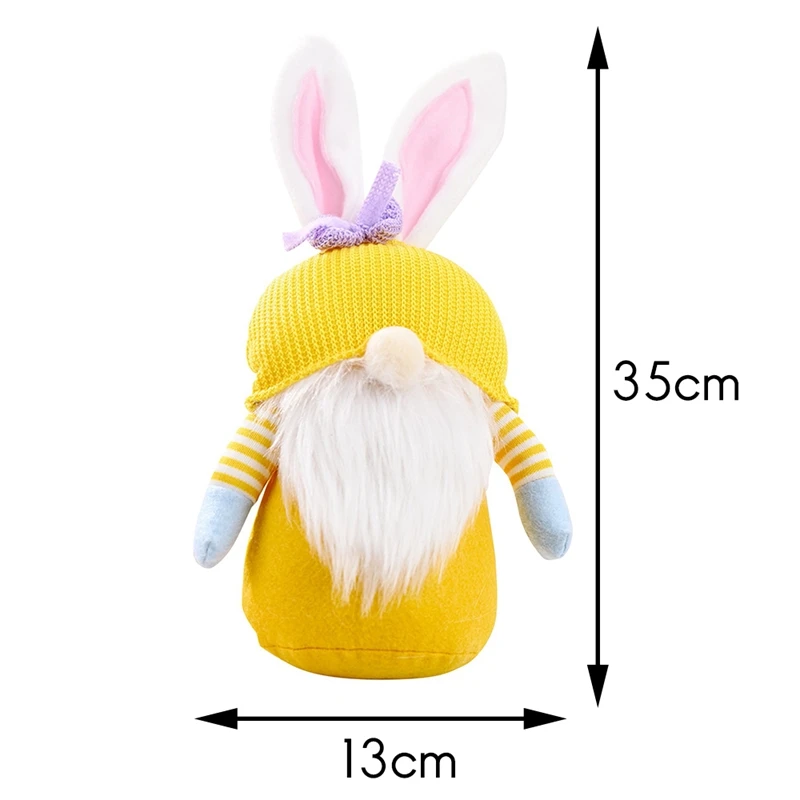 Easter Gnomes Bunny Dwarf Faceless Doll Plush Decor Gift