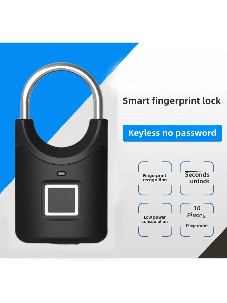 

Smart Padlock Door Lock Черный