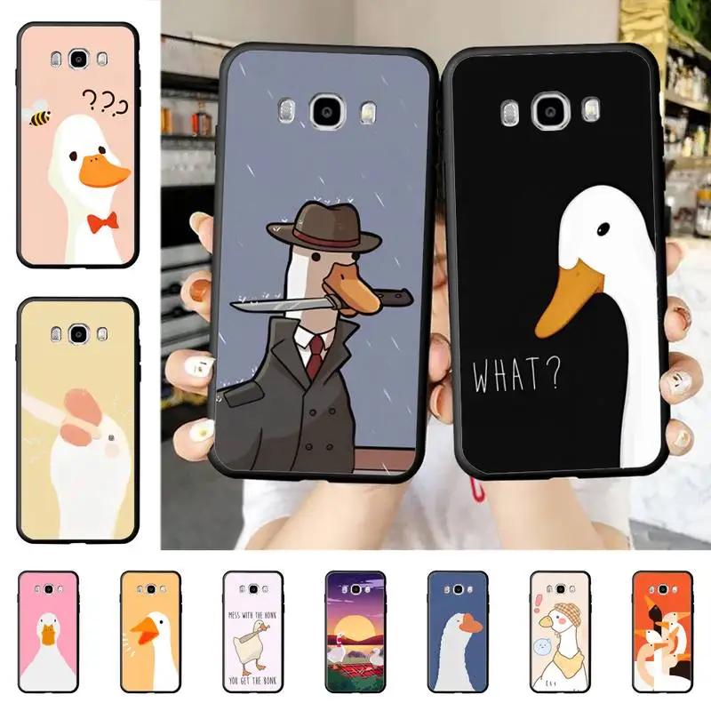 

Goose Game Phone Case for Samsung J 2 3 4 5 6 7 8 prime plus 2018 2017 2016 core