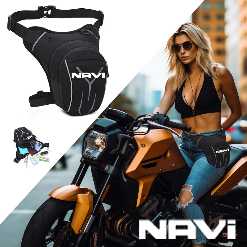 

For HONDA DREAMWING Navi 110 Navi 2016-2022 Motorcycle Waterproof Drop Waist Leg Bag Thigh Belt Hip Bum Military Tactical Travel