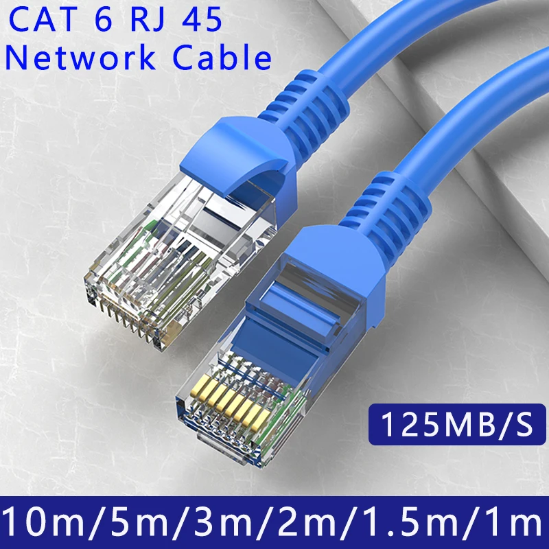 10-1m RJ 45 Network Cable Ethernet Cable Cat6 Lan Cable UTP Patch Cord for Laptop Router RJ45 Network Cable Internet 125MB/S
