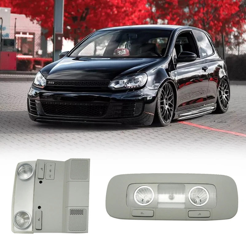

Car Front and Rear Dome Light Ceiling Lamps Reading Lamps Interior Lamps for Golf 6 MK6 for Passat B6 for Superb