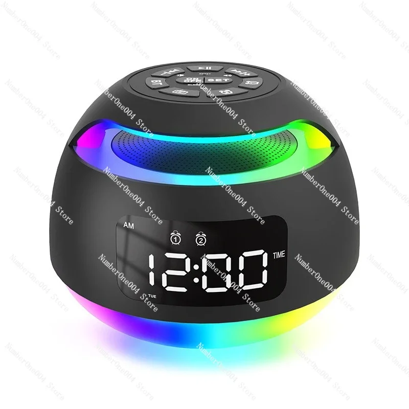 Новый Bluetooth-радиочасы с LED-дисплеем, настольный электронный будильник для студентов с цветной подсветкой и функцией окружающего освещения (art.: 3920da5ecfbd2) - 3920da5ecfbd2