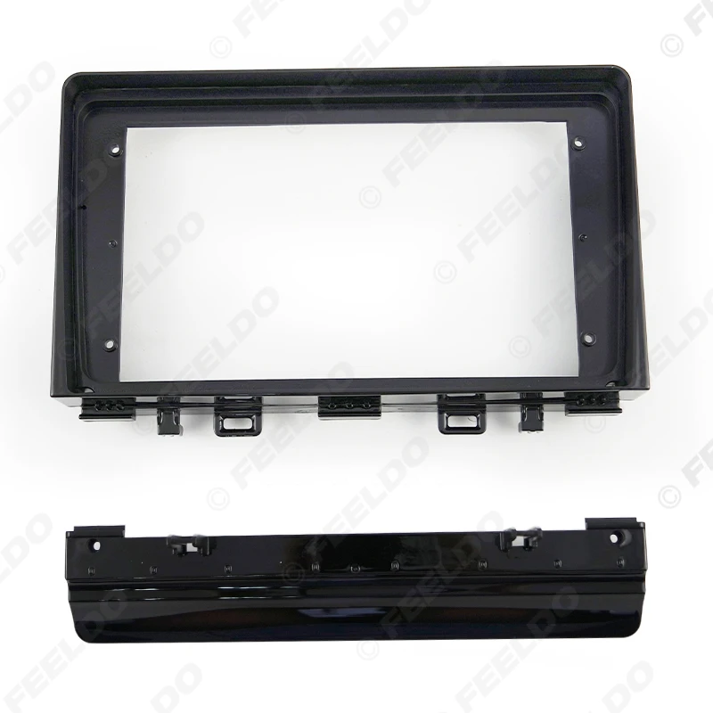 FEELDO автомобильная аудиосистема 9-дюймовый адаптер рамки с большим экраном для KIA