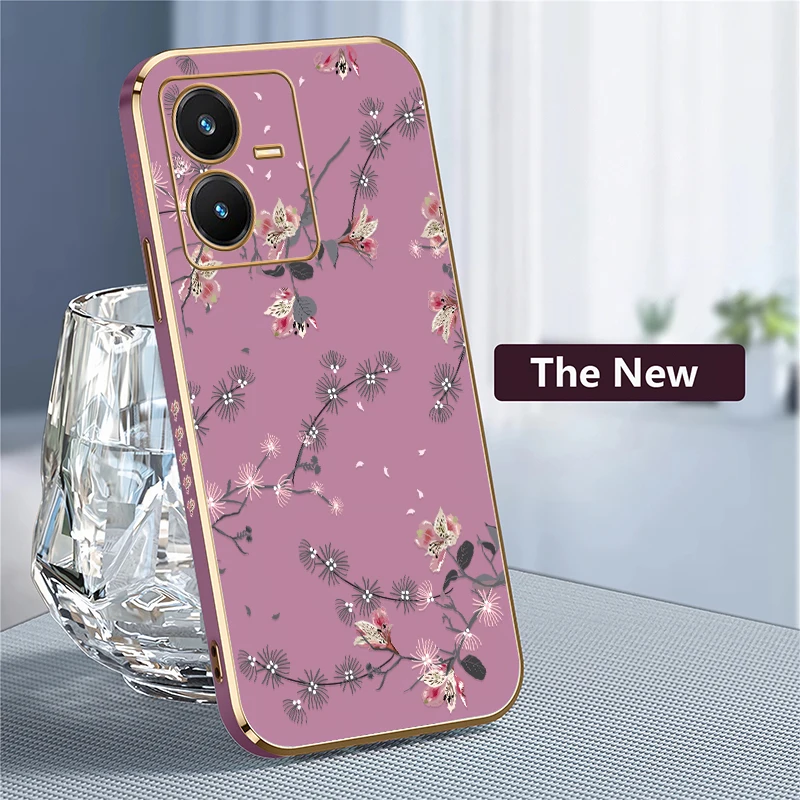 Для Vivo V40 V30E V25E LATAM V25 V23E V21E V30 Pro V29E V29 V27E V27 V21 V20 SE чехол для телефона с силиконовым