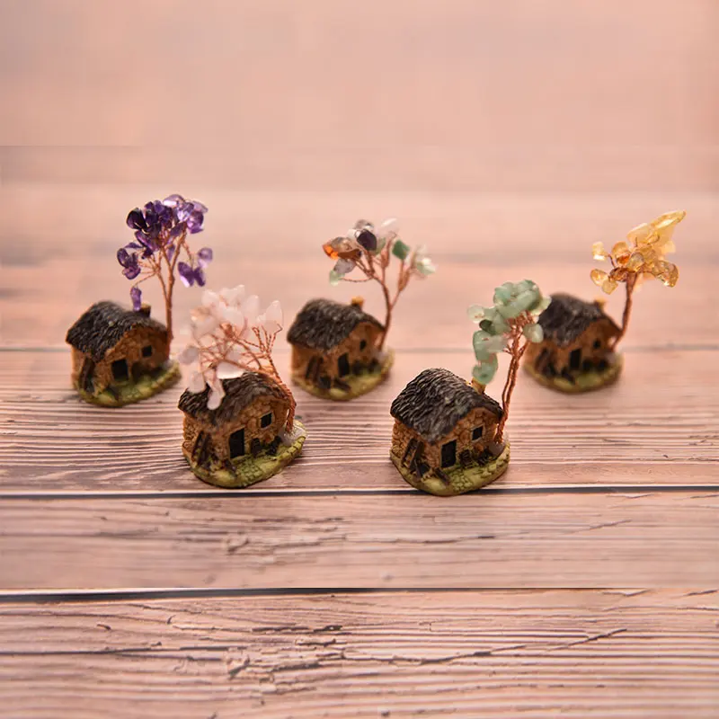 

Hot Natural Amethyst Tree Crystal Quartz Healing Mineral Ornaments Tree of Life Home Decoration Lucky Money Tree Miniatures Gift
