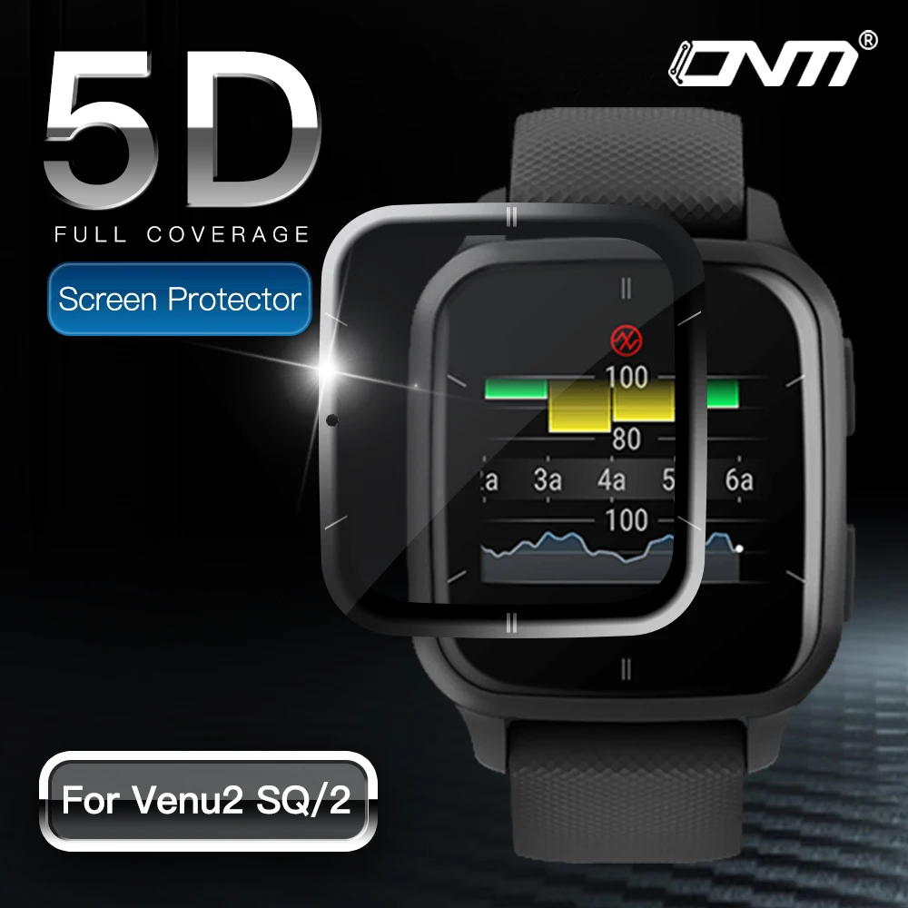 Pellicola Protettiva Morbida 5D Per Garmin Venu Sq 2 Hd Full Screen Protector Per Venu Sq2 Music Smart Watch Accessori Non In Vetro