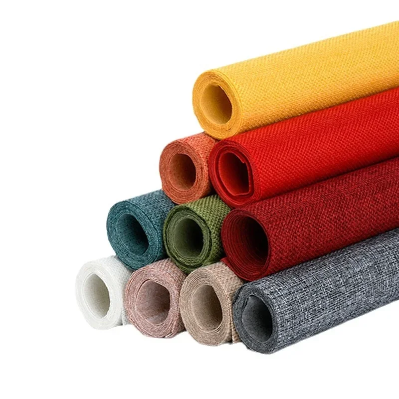 Самоклеящаяся подложка на клейкой основе из льняной ткани фон для книг альбомов