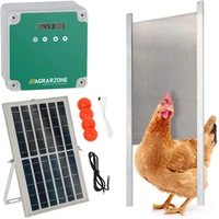 automatic chicken coop door with timer light sensorwith lcd screenpowersolar energy powered