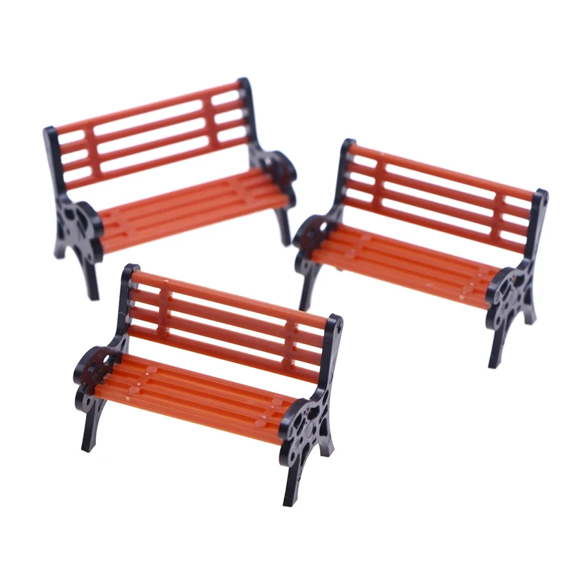 Миниатюрная Садовая Скамейка В Масштабе 1:12 Складной Двойной Стул Аксессуары Для