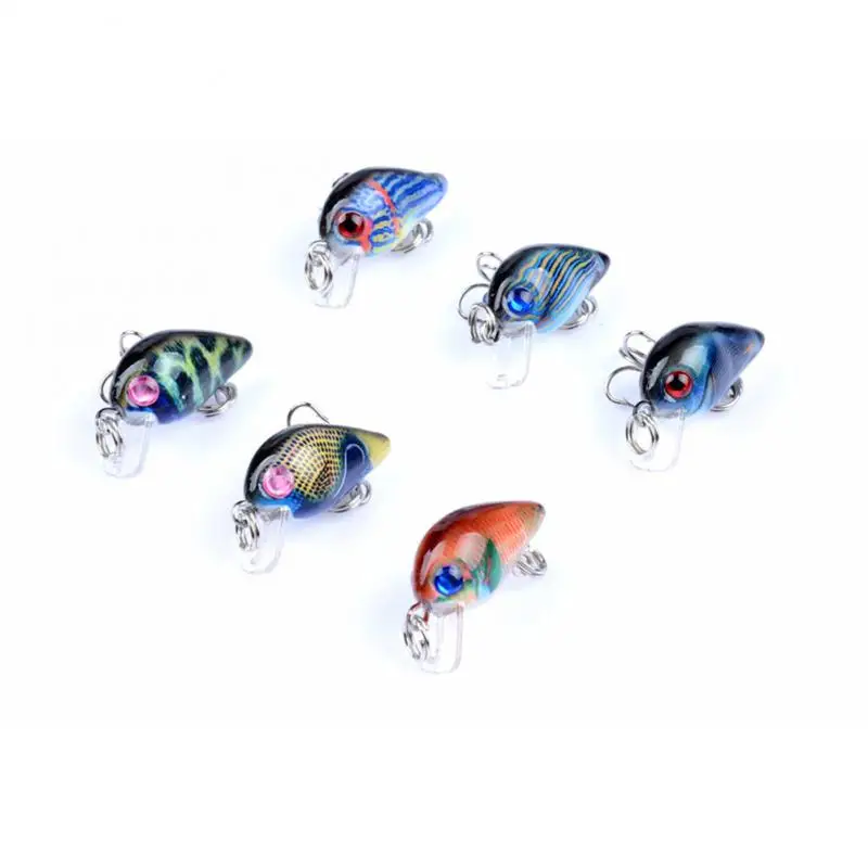 

3cm/1.5g Fishing Lures Luya Bait Carp Bait Painted Painting Mini Fat Fake Bait Bionic Bait Fishing Lures Soft Silicone Bait