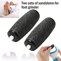 replacement roller heads 2pcs pair for scholls velvet smooth electric foot file express for pedi skin remover