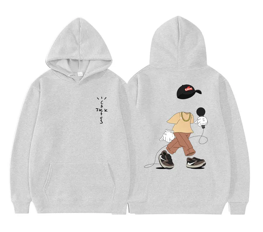 

Cactus Jack Men Women Loose Hoodies Mens Woman Hip-Hop Cotton Clothes Man Casual Sweatshirts Streetwear Male Trend Clothing Tops