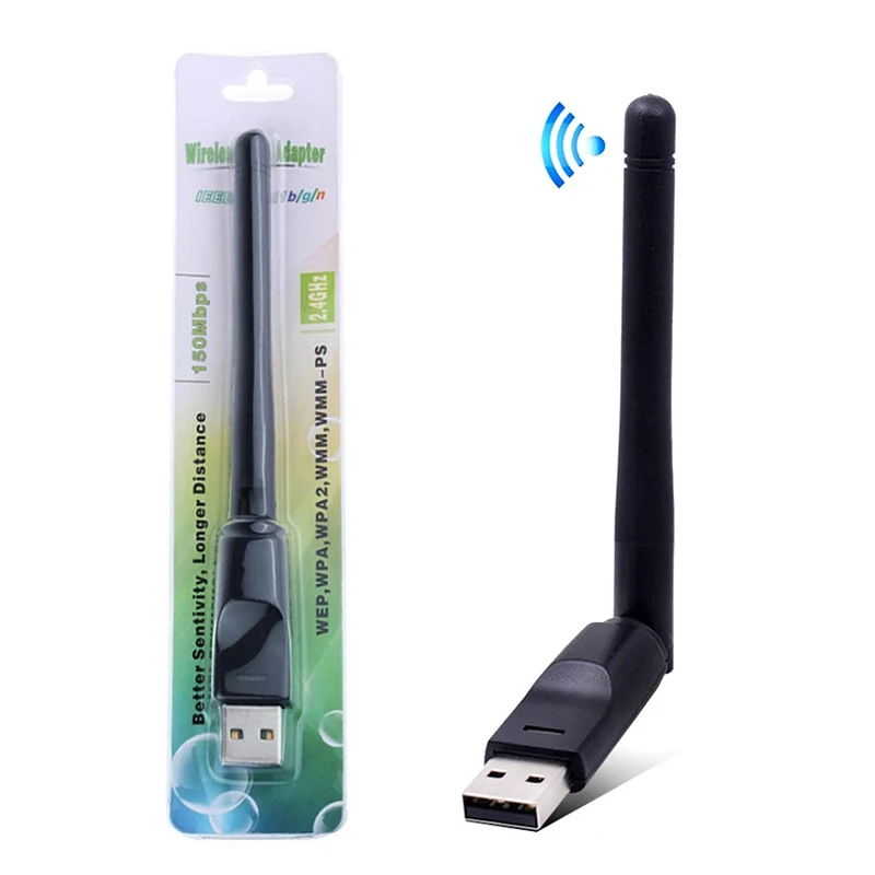 

Wireless Network Card Mt7601 WiFi Network Card USB WiFi Transmitter Adapter Set Top Box IPTV Wireless Receiver For PC Windows