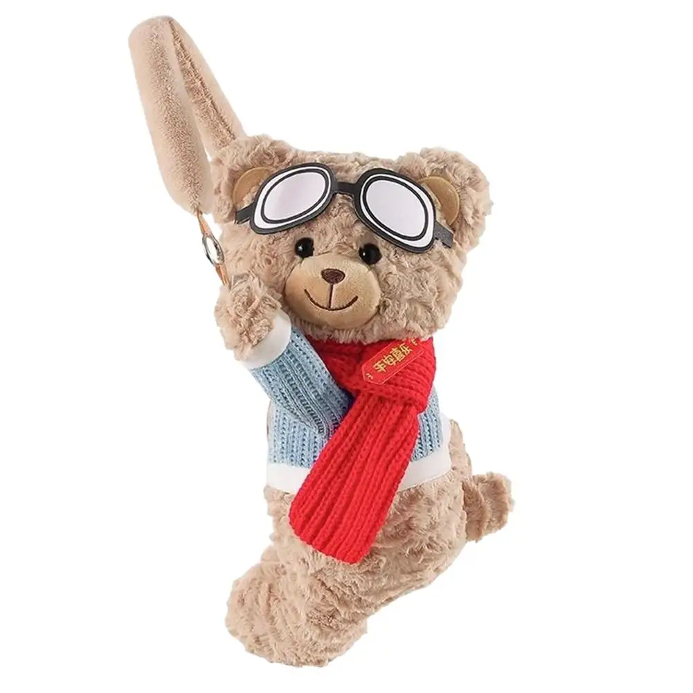 Автомобильная коробка для салфеток, автомобильная бумажная коробка, милые мультяшные внутренние украшения, короткий плюшевый медведь, многофункциональная сумка для хранения для дома