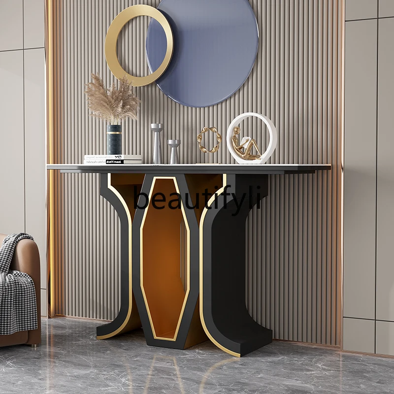 Легкая роскошная каменная плита платформа Xuanguan итальянский коридор с торцевым