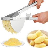 2022 potato ricer stainless steel potato masher heavy duty potato ricer masher for baby food fruit vegetable juicer