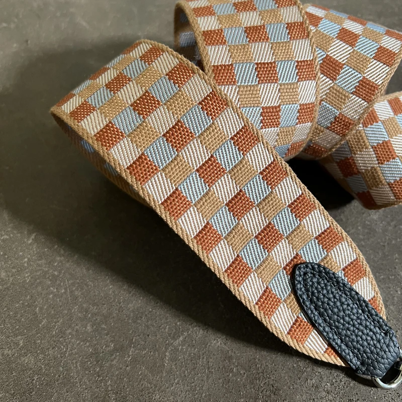 Kelly Bag Strap Luxury Gold Buckle Silver Buckle Wide Canvas Shoulder Strap Colorful Woven Web Leather Leather Accessories