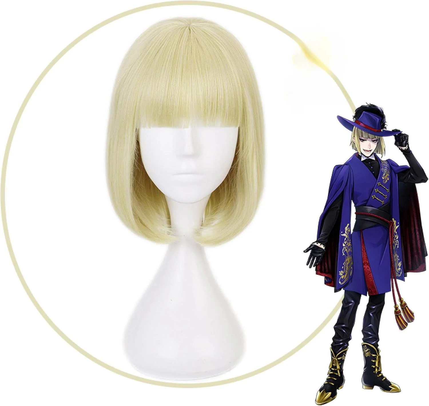 Синтетические волосы витая Страна Чудес крутящийся Охота Косплей короткий