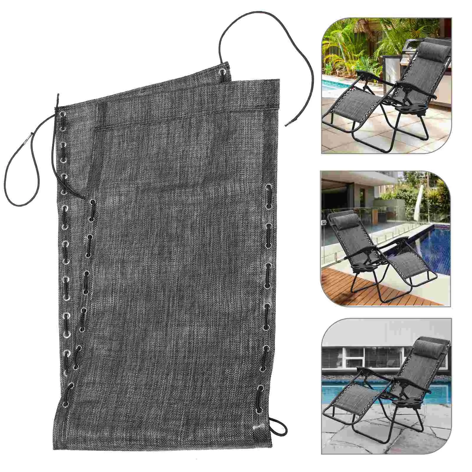 

Outdoor Chair Replacement Fabric Folding Beach Lounge Cloth Accessories Camp Polyester Chairs Camping