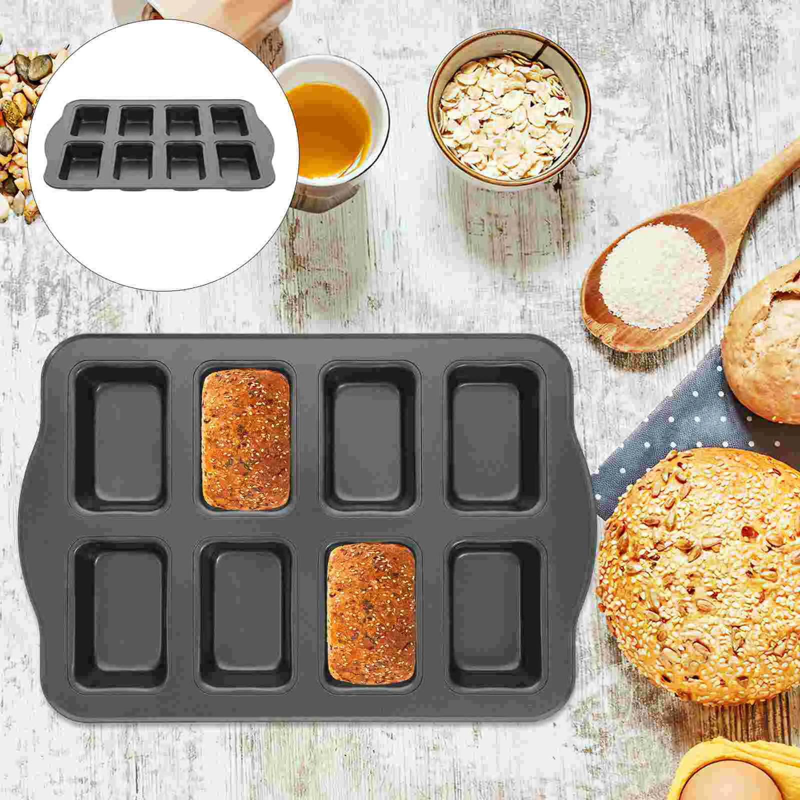 

Kitchen Bread Pan Metal Baking Pan Bread Baking Pan Carbon Steel Cake Pan Baking Mould