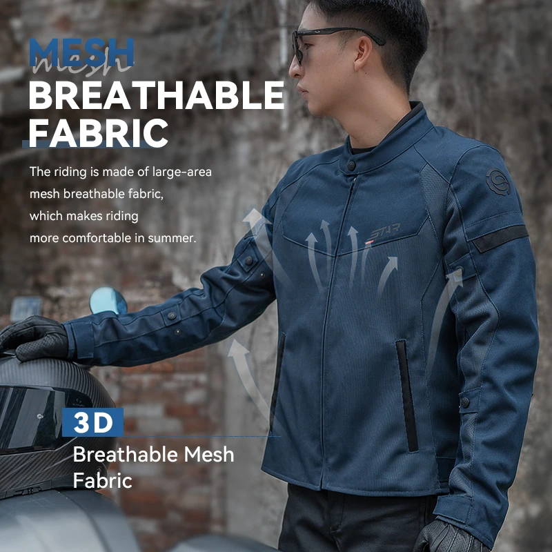 SFK зеленая мотоциклетная одежда летняя дышащая сетчатая мужская велосипедная