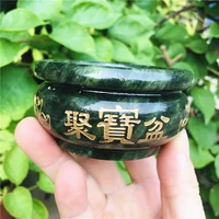 8cm natural crystal xiu jade bowl home decoration