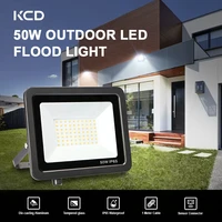 50w outdoor flood light super bright reflector led with sensor connector ip65 focos led exterior security lighting for home path