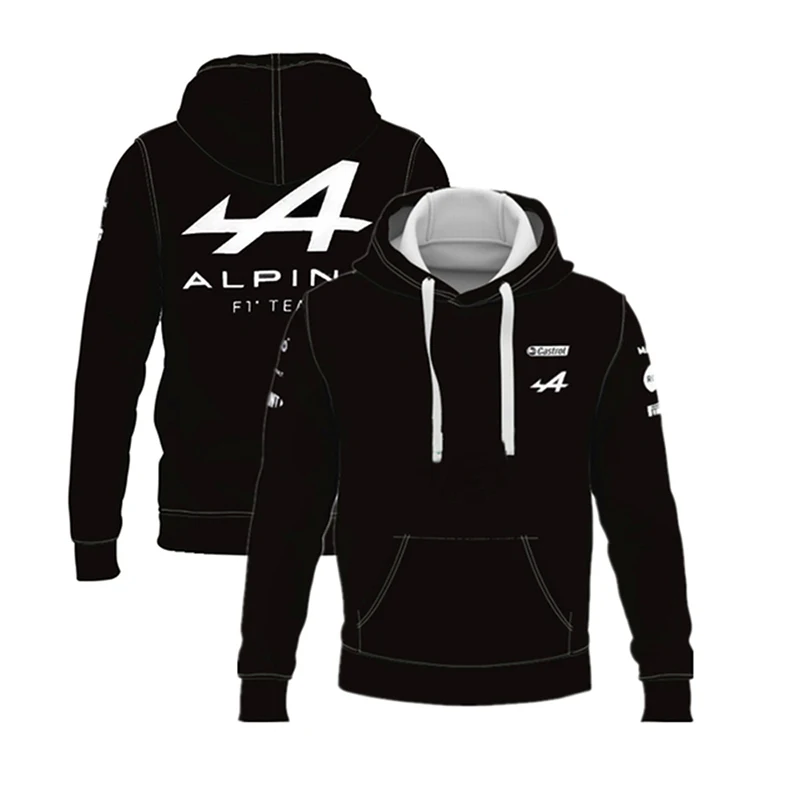 

New Alpine F1 Team 14 Racing Fanies Hoodie Breathable Teamline Men's Pullover Hoodie Cotton Warm Men's Sportswear Trend