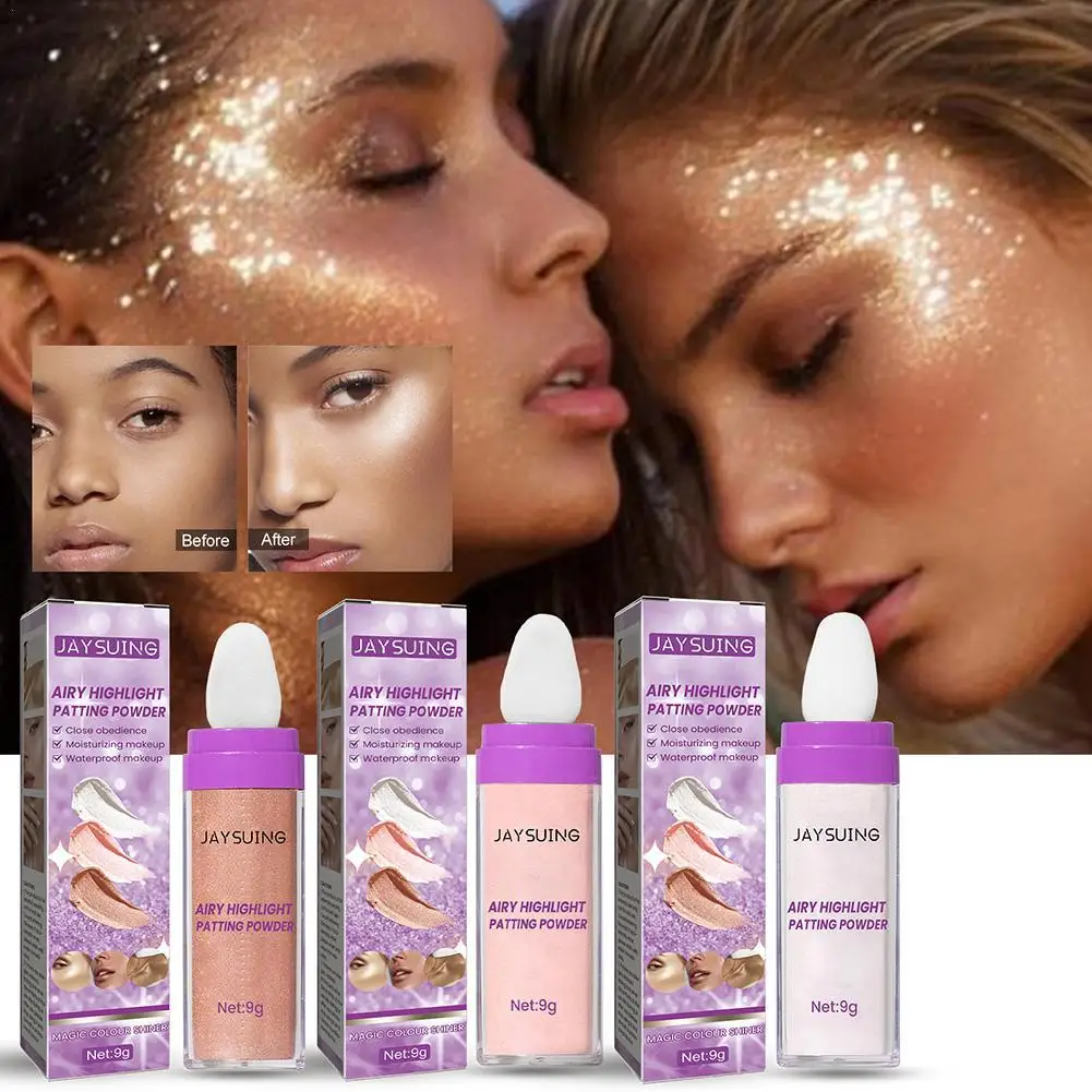 

Новинка белый лунный свет хайлайтер пудра Polvo De Hadas блестящая пудра Мерцающая контурная пудра для лица тела хайлайтер макияж