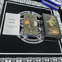tarot sun moon divination board game prediction card pvc waterproof and wear resistant gift box luxury set