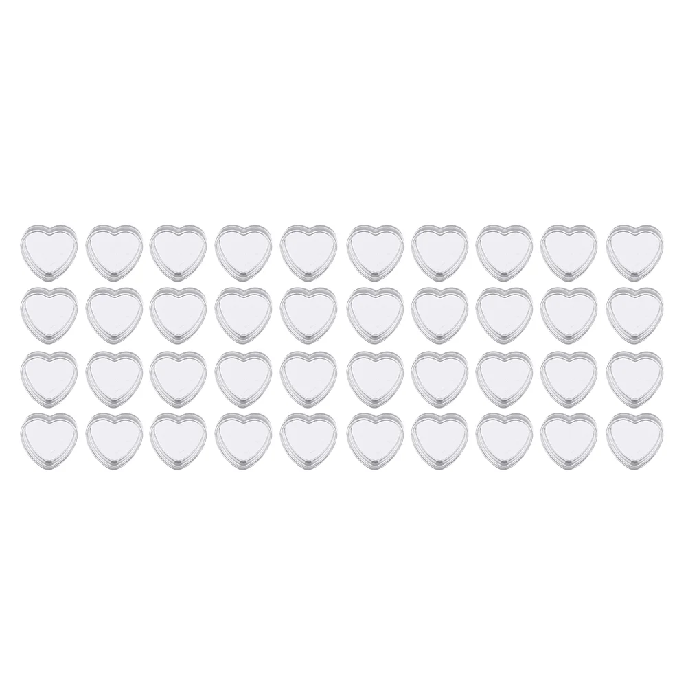 

Eye Shadow Storage Box Empty Creams Container Jars Heart Pots Case Plastic
