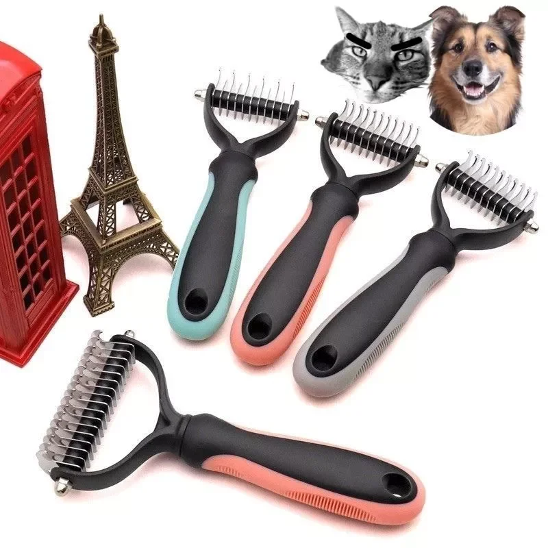 

Dog Brush Pet Dog Hair Remover Cat Comb Grooming And Care Brush For matted Long Hair and Short Hair Curly Dog Supplies Pet Items