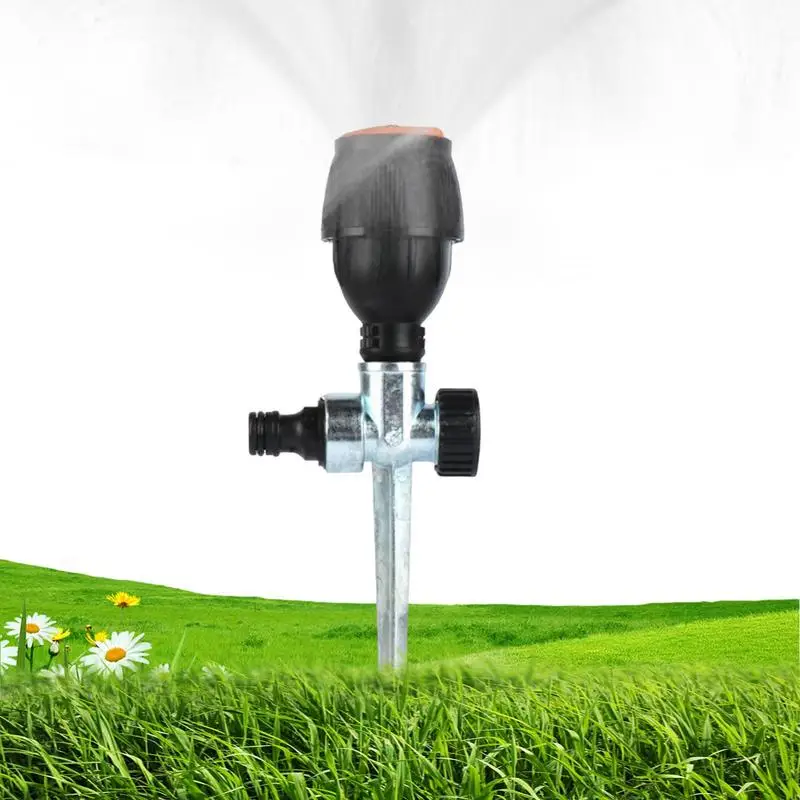 

Автоматический разбрызгиватель воды, регулируемый разбрызгиватель для сада, сверхмощный Разбрызгиватель 360 градусов, большая площадь орошения для двора