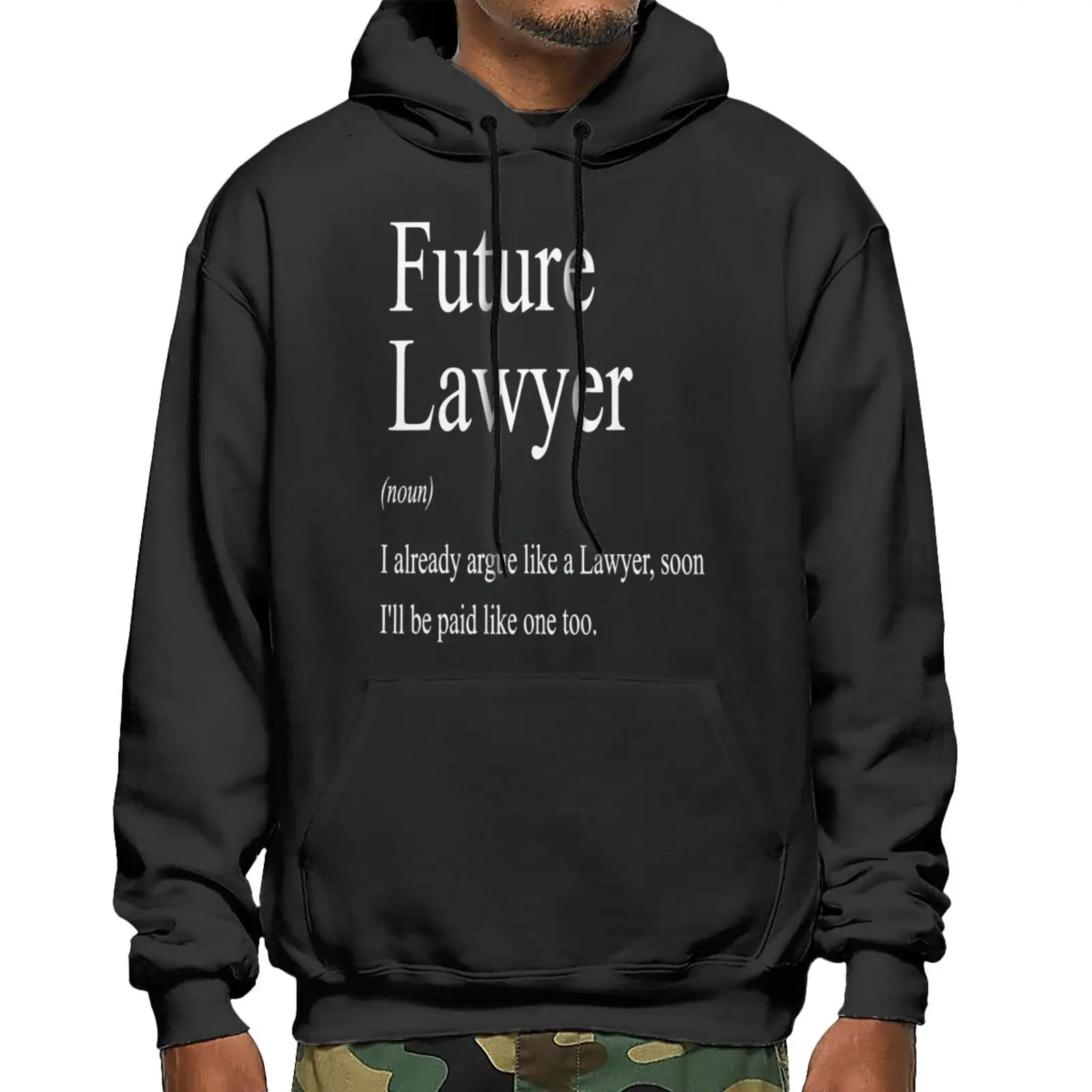 

Future Lawyer For Law School Graduate Sweatshirts Hoodies Sweater Male Anime Cosplay Sweatshirt Sweatshirt With Zipper Cosplay