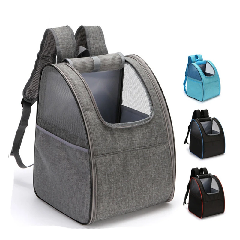 

Dog Cat Carrier Pet Puppy Backpack Black Bag Dogs Backpacks Outdoor Breathable Foldable Pet Backpack For Travel Small Dog Bag