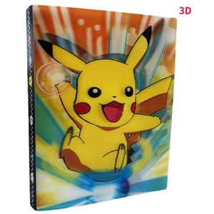 Imported 3D New Arrival Detective Pikachu Album 240Pcs Holder Pokemon Cards Collection Album Book Top Loaded 