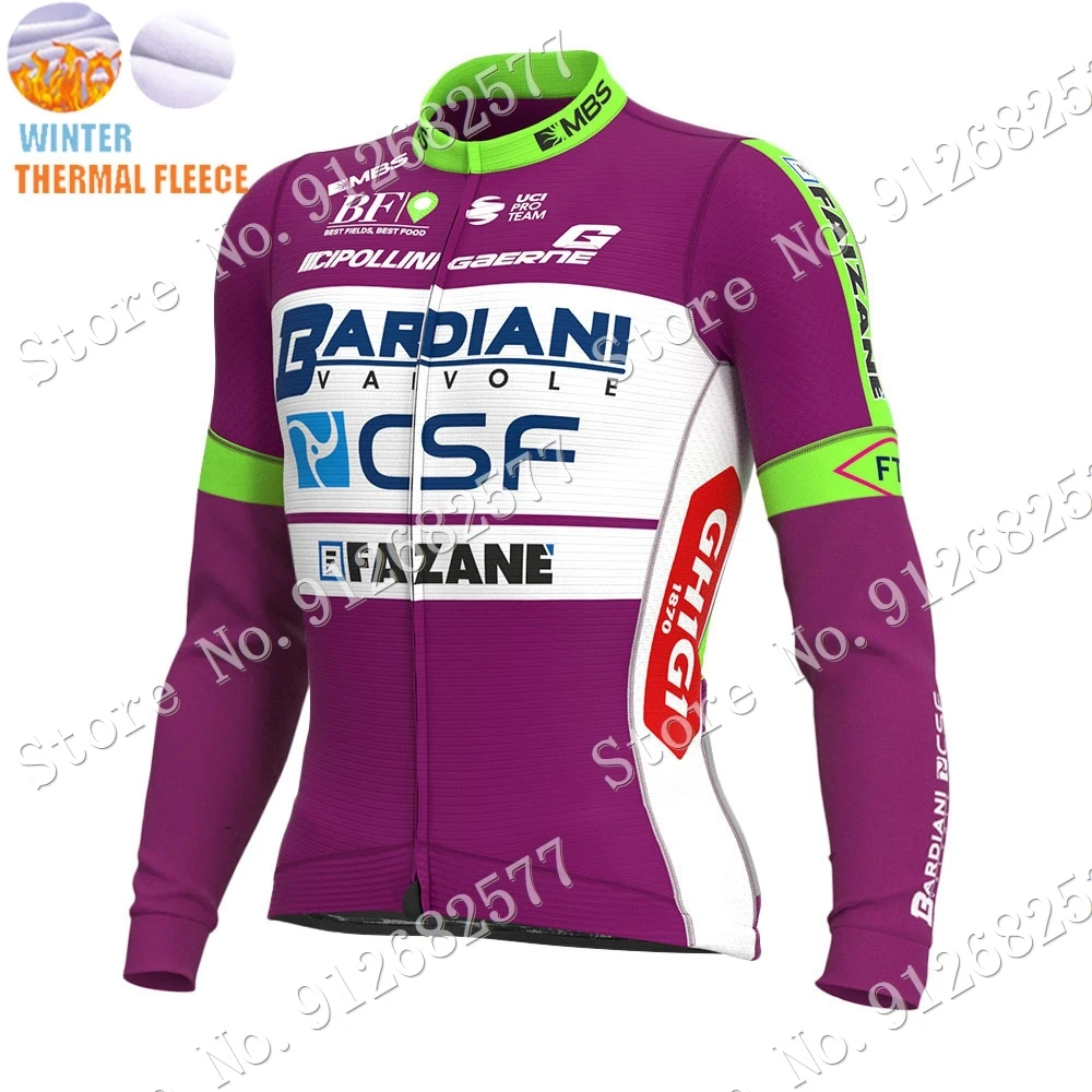 

Winter 2022 Bardiani Csf Team Cycling Jersey Long Sleeve Clothing Road Bike Shirts Bicycle Wear Tops MTB Maillot Ropa