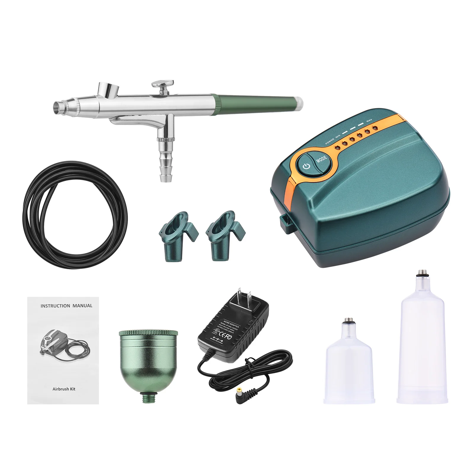 Kit Air-brush Paint Spray Gun Sandblaster Sandblast Gun For Art Car Model Tattoo Nail Tools Set