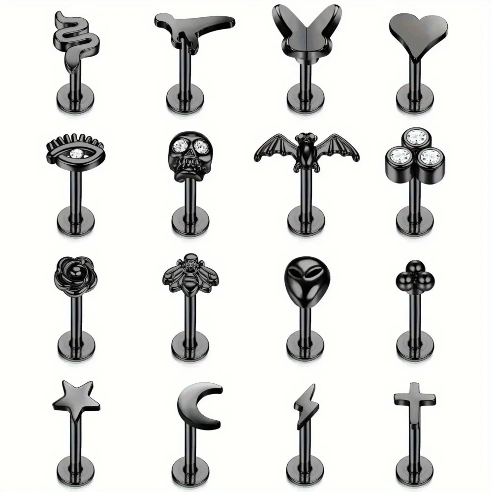 IRONBOX стильный гипоаллергенный пирсинг для козелка ушной раковины хряща носа