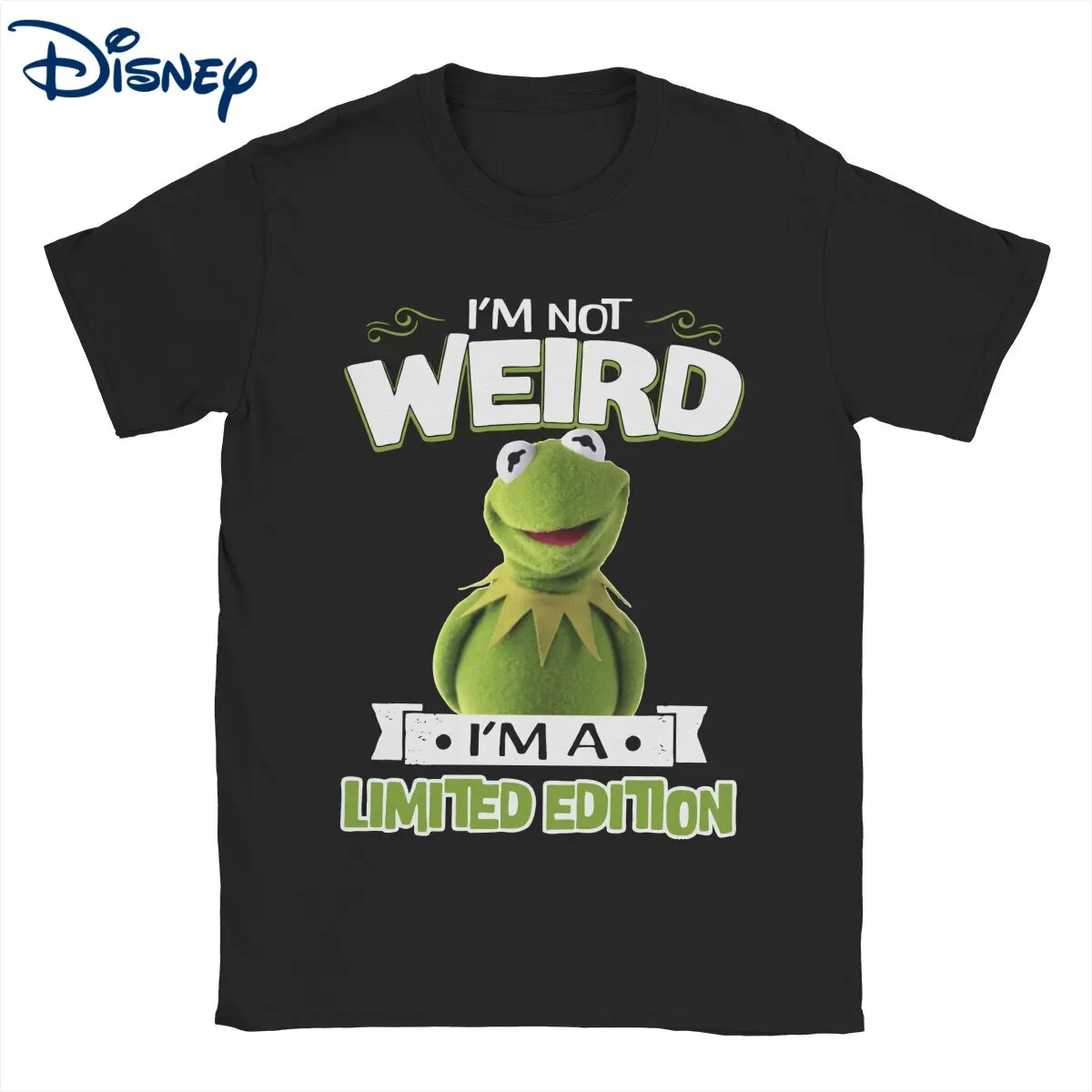 

Men T-Shirts Disney Muppet T Shirt Kermit Frog I'm Not Weird I'm A Limited Edition Funny Cotton Tee Shirt Gift Idea Clothes