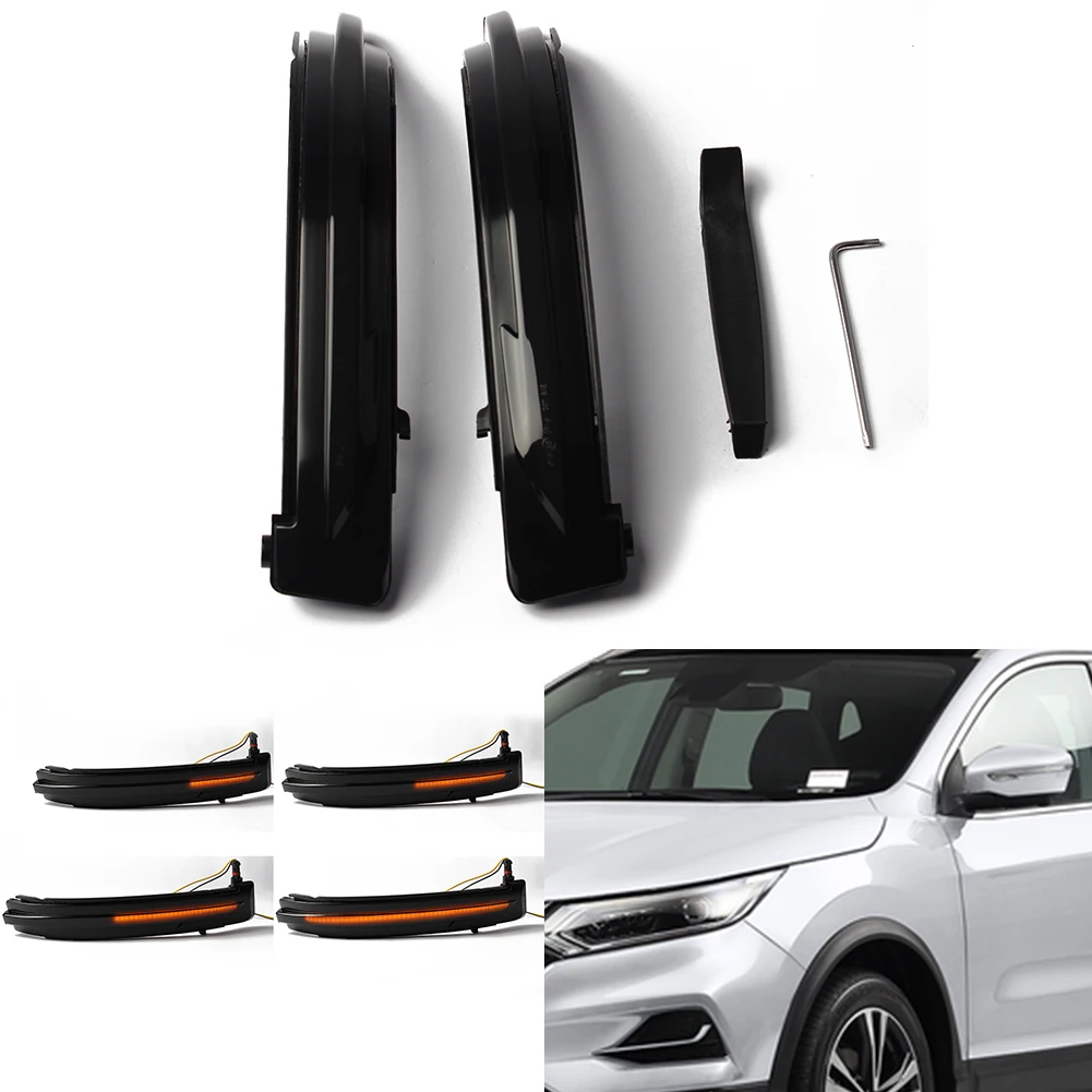 

LED Side Mirror Dynamic Turn Signal Sequential Light For Nissan F15 J11 T32 For Nissan Murano Navara Juke Terra X-Trail /Rogue